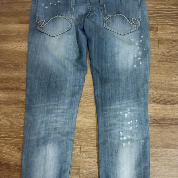 Mudd Bleached Ripped Cropped Jegging - Picture 7 of 13